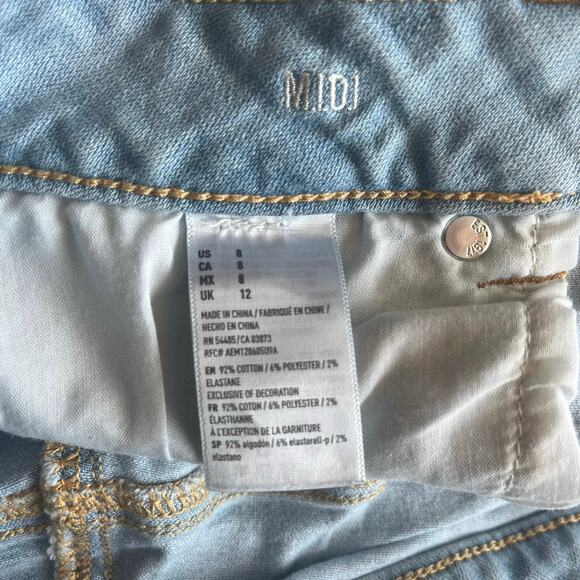 American Eagle Outfitters Light Blue Jean Shorts - Picture 4 of 6